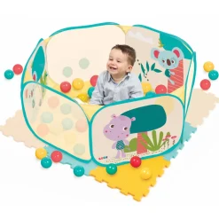 Aire de jeu à balles et tapis