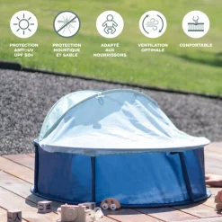 Aire de jeux bébé anti uv babyni marinière