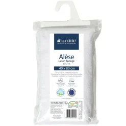 Alèse éponge 40x80cm blanc