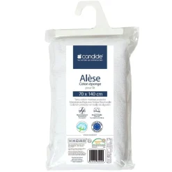 Alèse éponge 70x140cm blanc