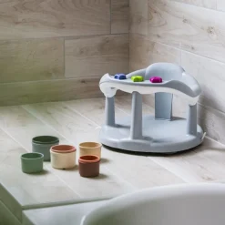 Anneau de bain aquababy gris velours
