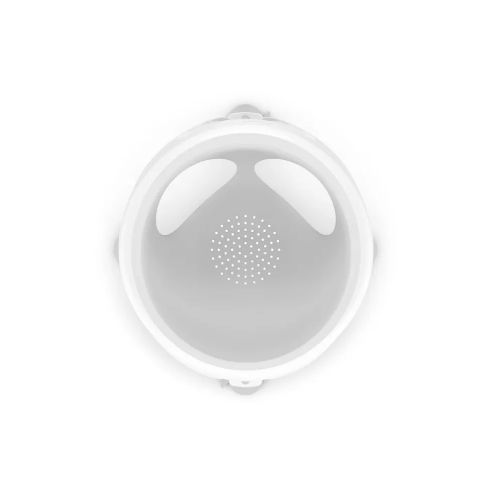 Anneau de bain bébé blanc/gris