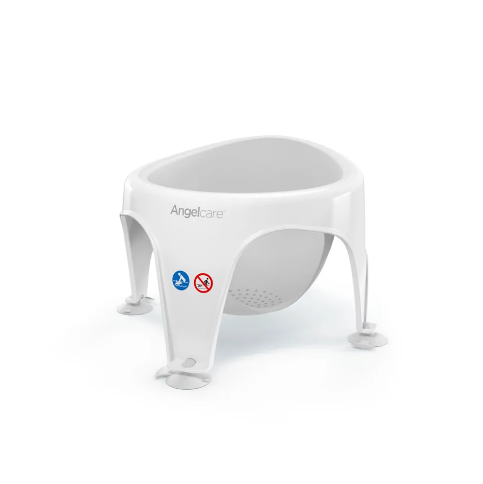 Anneau de bain bébé blanc/gris