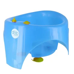 Anneau de bain bleu translucide
