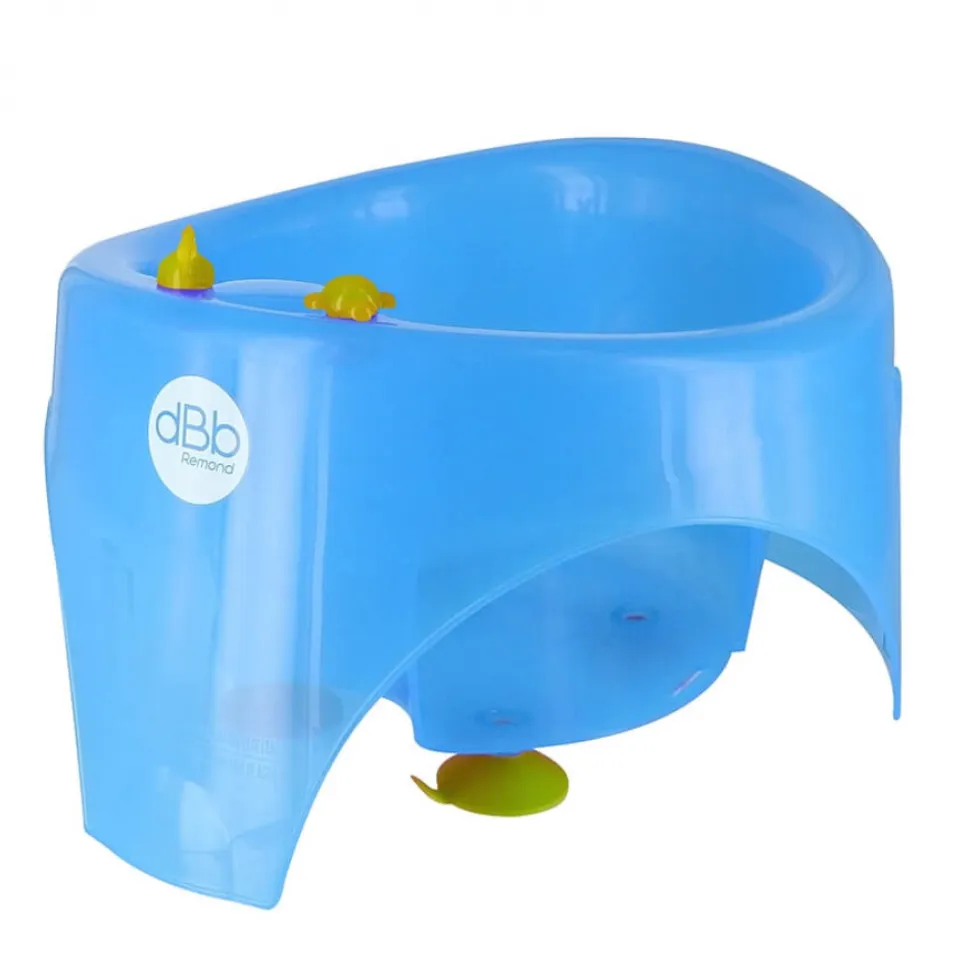 Anneau de bain bleu translucide