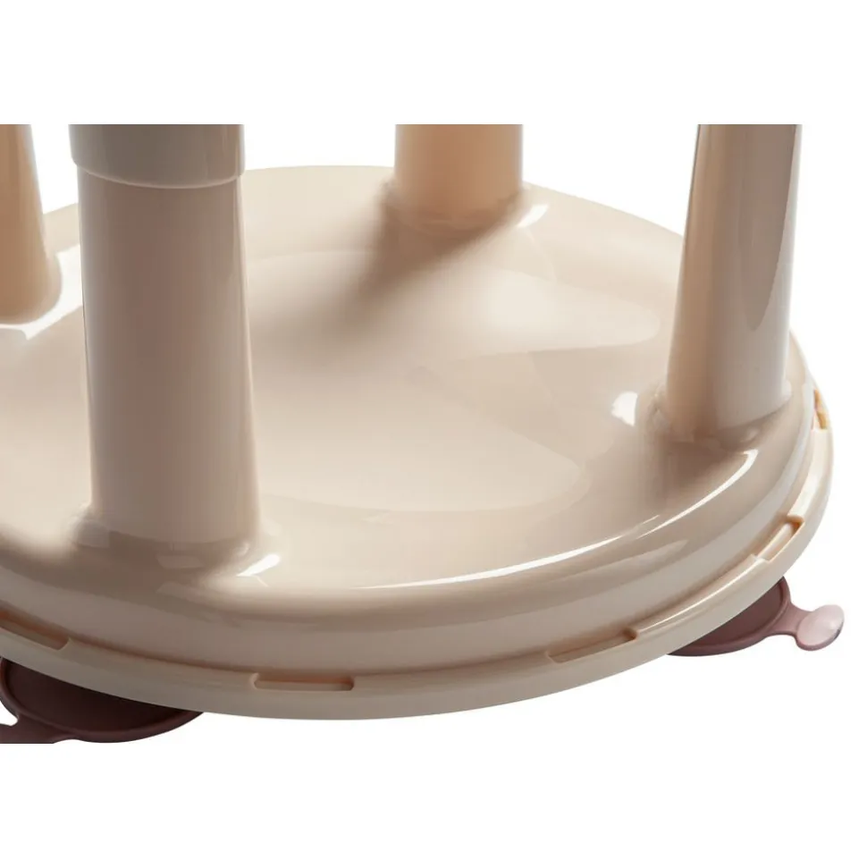 Anneau de bain pivotant beige/lavende
