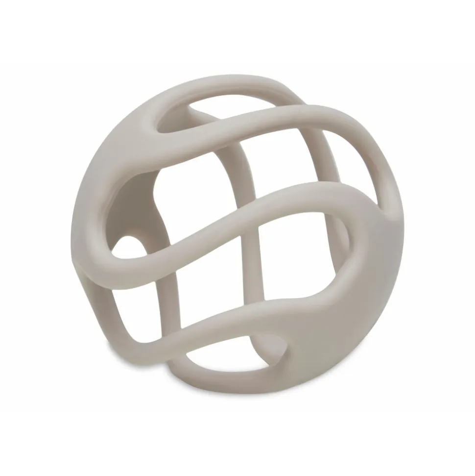 Anneau de dentition balle silicone nougat