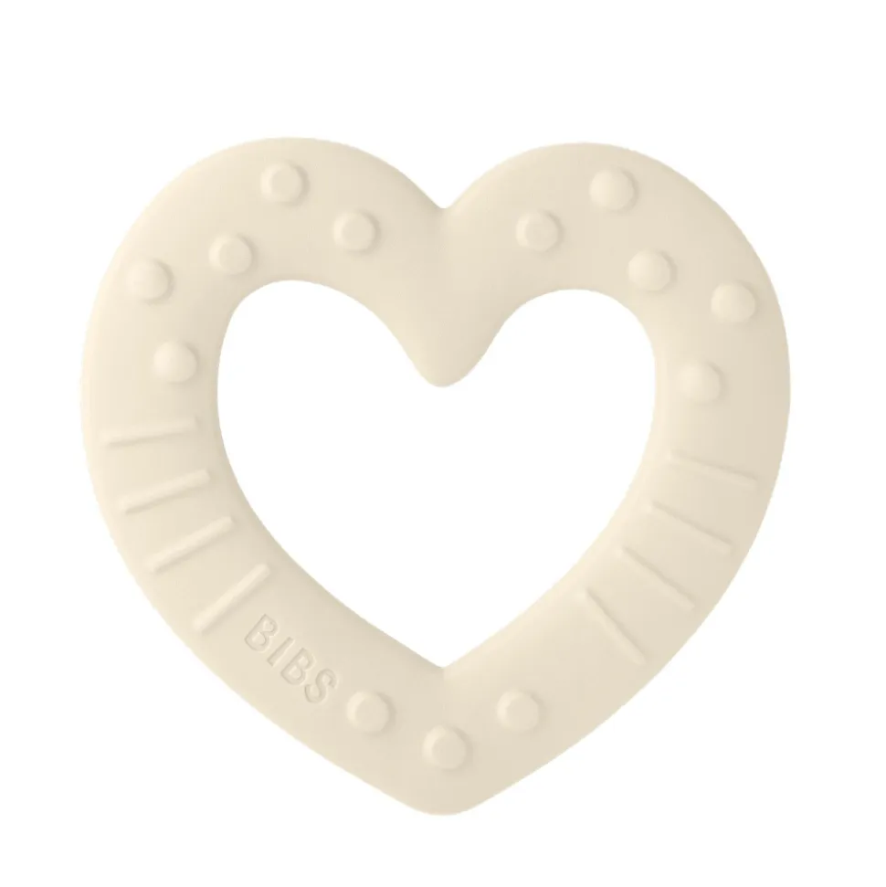 Anneau de dentition coeur ivory