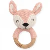 Anneau de dentition deer pale pink