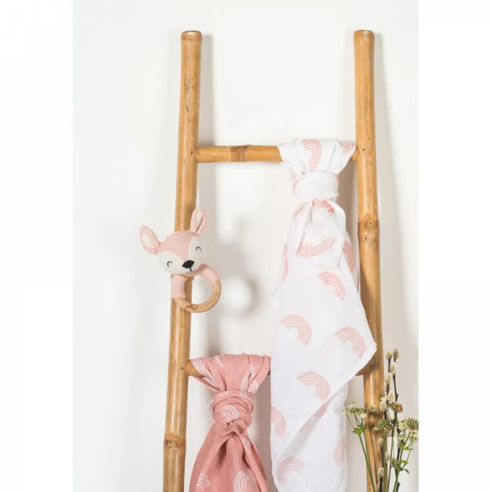 Anneau de dentition deer pale pink