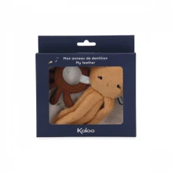 Anneau de dentition en silicone poulpe