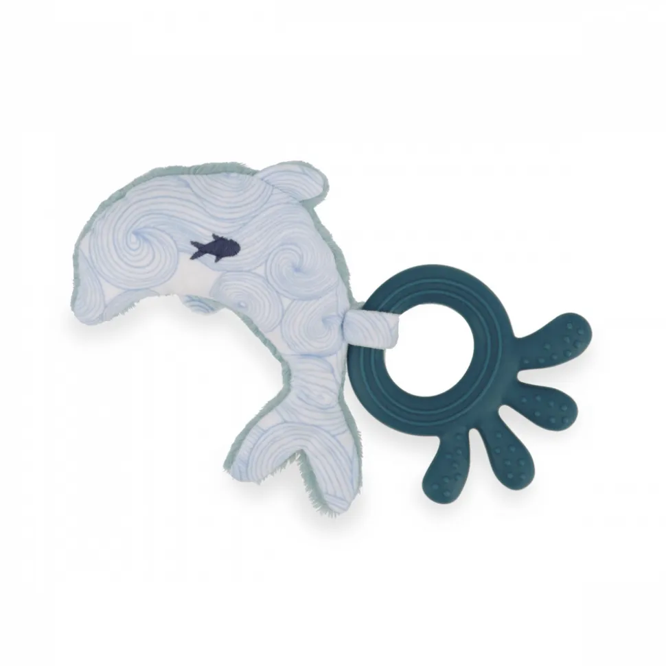 Anneau de dentition en silicone dauphin