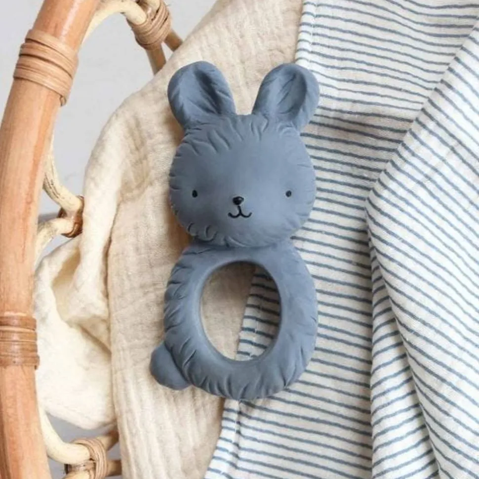 Anneau de dentition lapin bleu