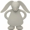 Anneau de dentition lapin en caoutchouc naturel gris