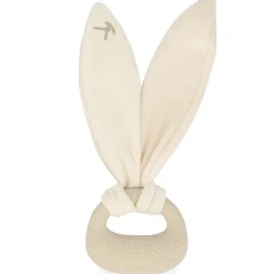 Anneau de dentition lapin en silicone crème