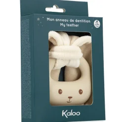 Anneau de dentition lapin en silicone crème