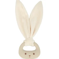 Anneau de dentition lapin en silicone crème