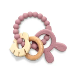 Anneau de dentition lapin rose