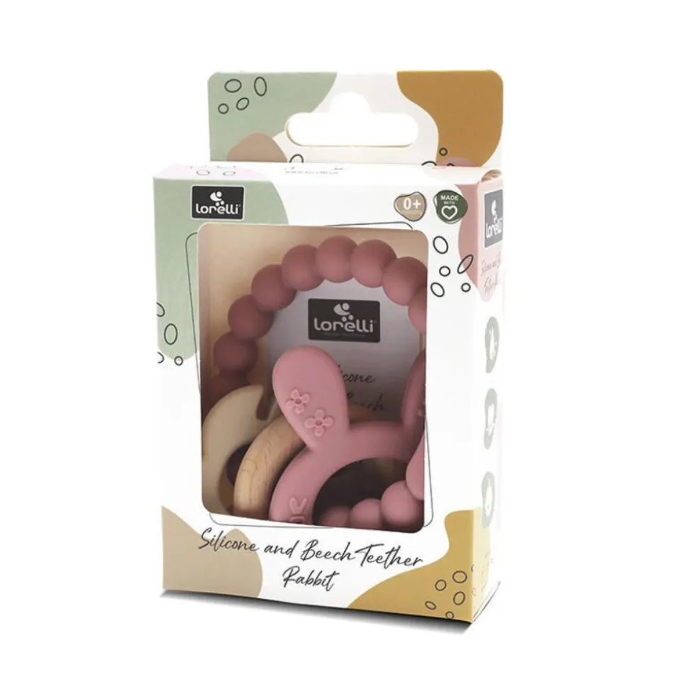 Anneau de dentition lapin rose