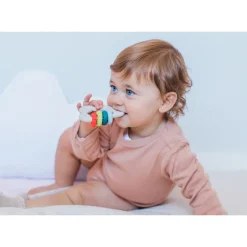 Anneau de dentition ludique nuage souple réfrigérant