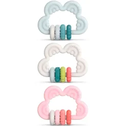 Anneau de dentition ludique nuage souple réfrigérant