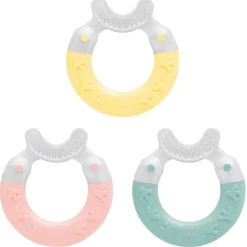 Anneau de dentition nettoyant coloris aléatoire