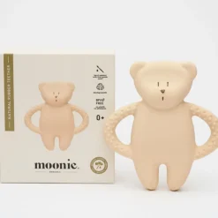 Anneau de dentition ourson en caoutchouc naturel sable