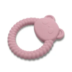 Anneau de dentition panda rose