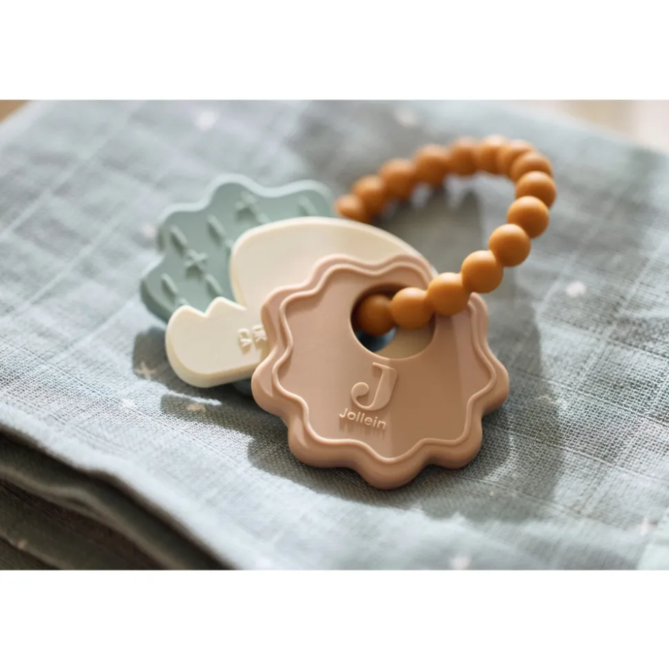 Anneau de dentition porte-clé silicone lovely birds