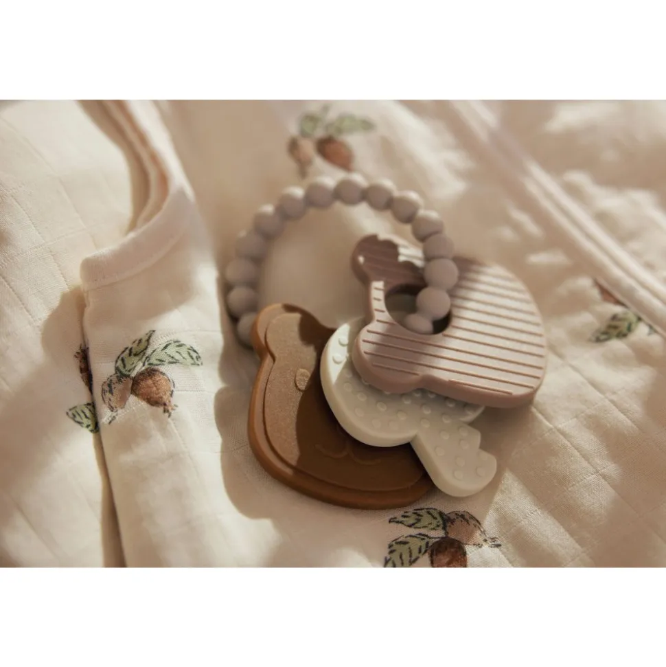 Anneau de dentition porte-clé silicone teddy bear
