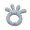 Anneau de dentition silicone poulpe gris
