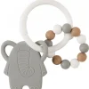 Anneau de dentition silicone éléphant gris