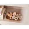 Anneau dentition silicone oreilles de lapin olive