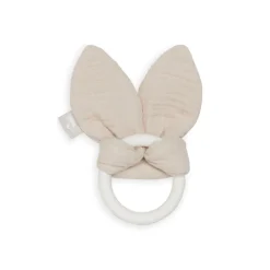 Anneau dentition silicone oreilles de lapin nougat