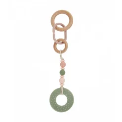 Arche de jeux en bois avec son set d'activités rose