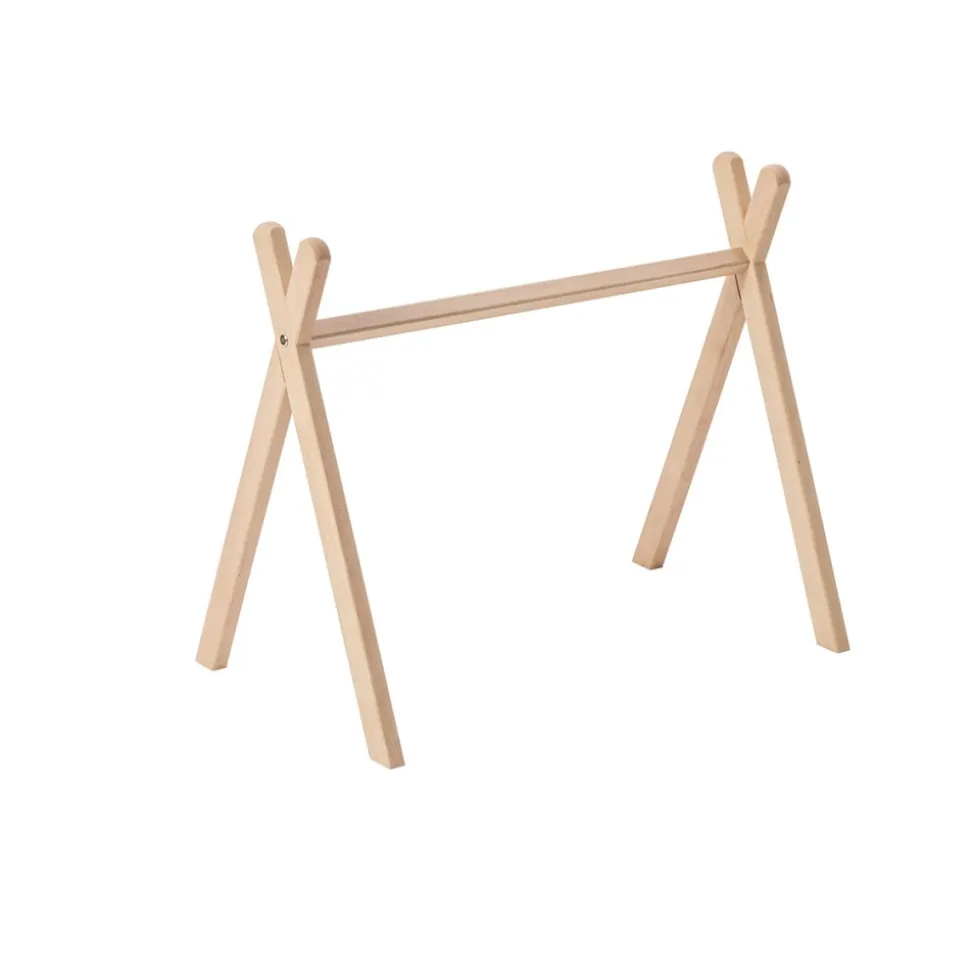 Arche de jeux en bois avec son set d'activités rose