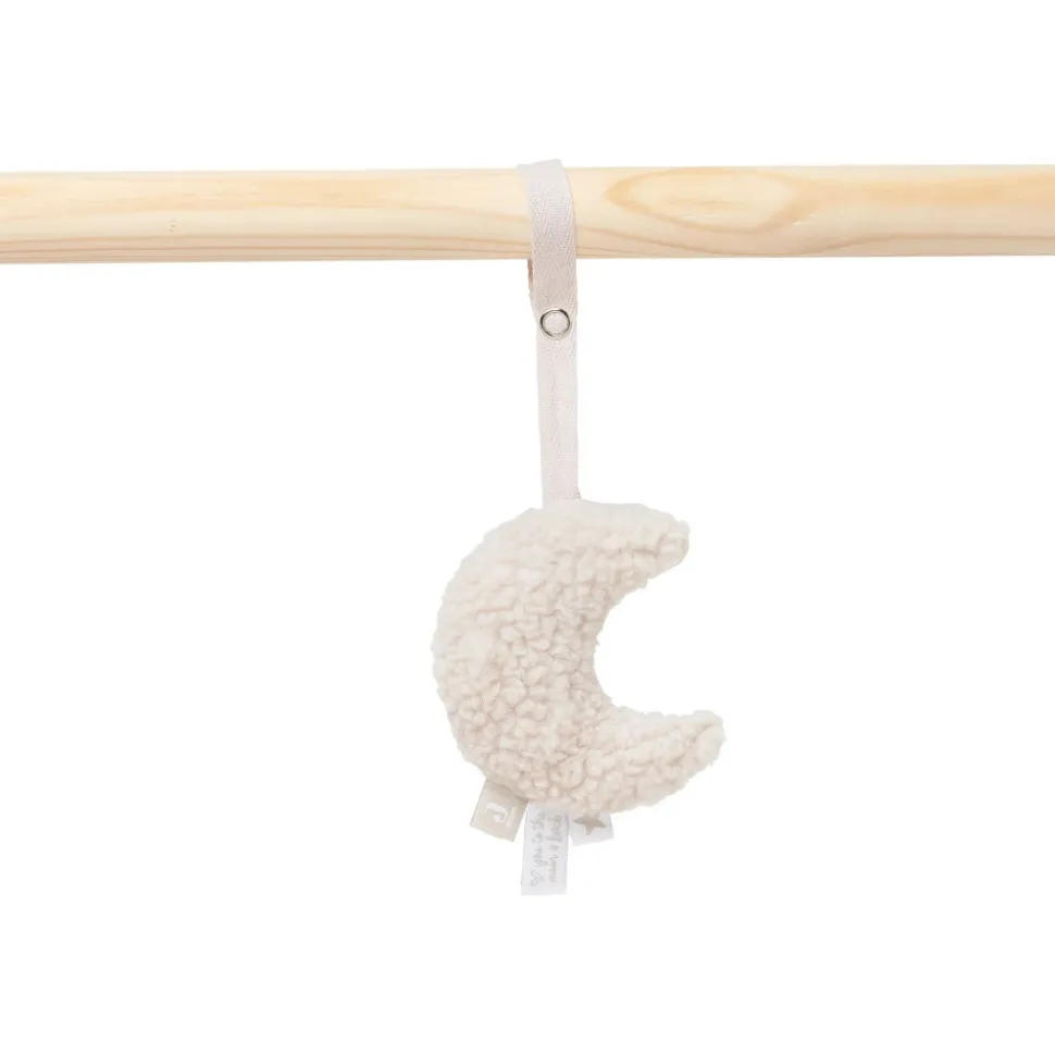 Arche d'éveil en bois avec 4 peluches moon nougat