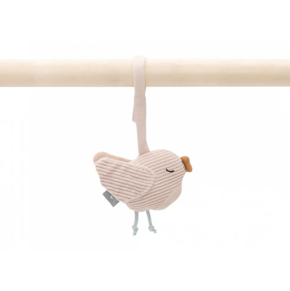 Arche d'éveil en bois avec 3 peluches lovely birds