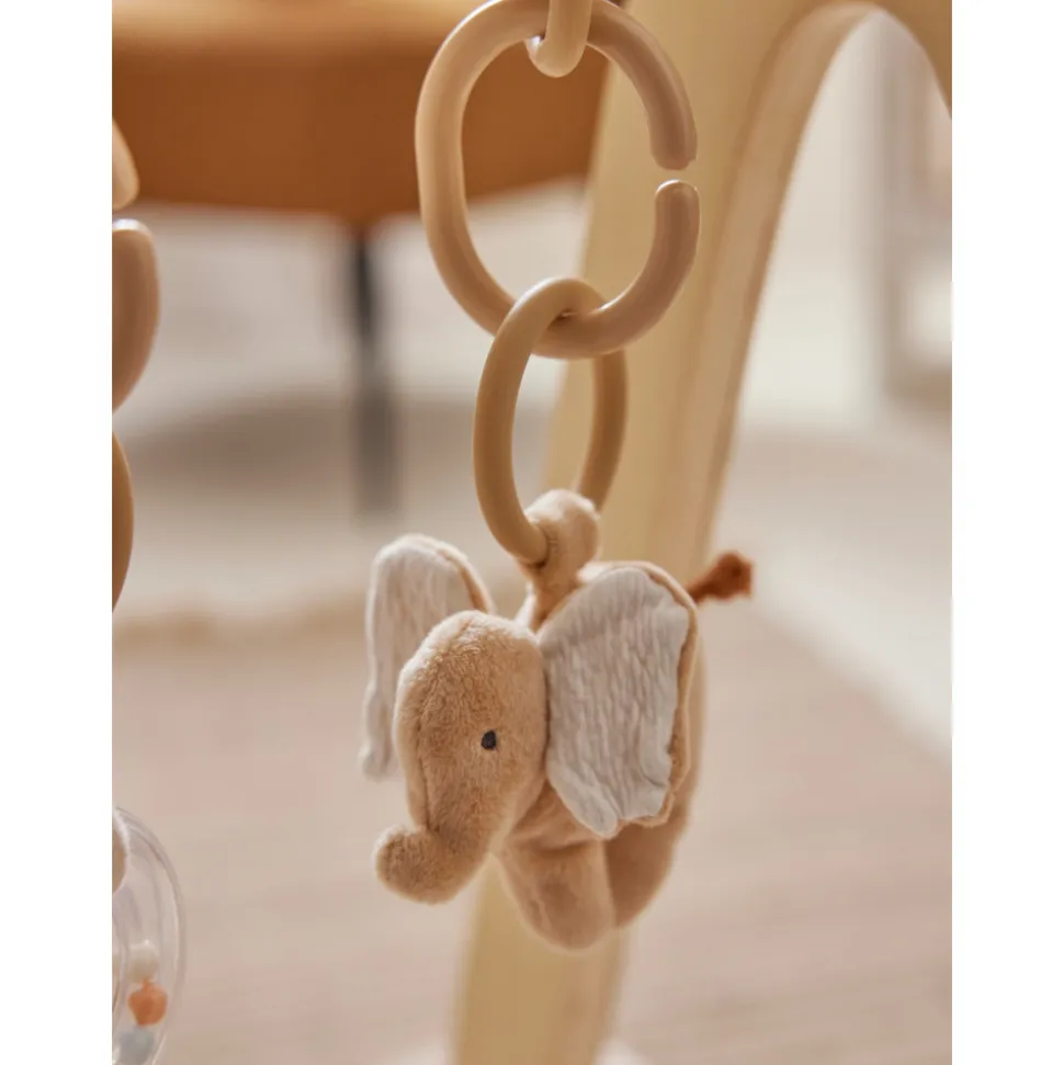 Arche d'éveil en bois + set de jouets d'activités bali, moka & snow