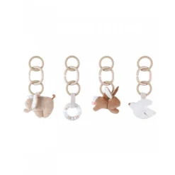Arche d'éveil en bois + set de jouets d'activités bali, moka & snow