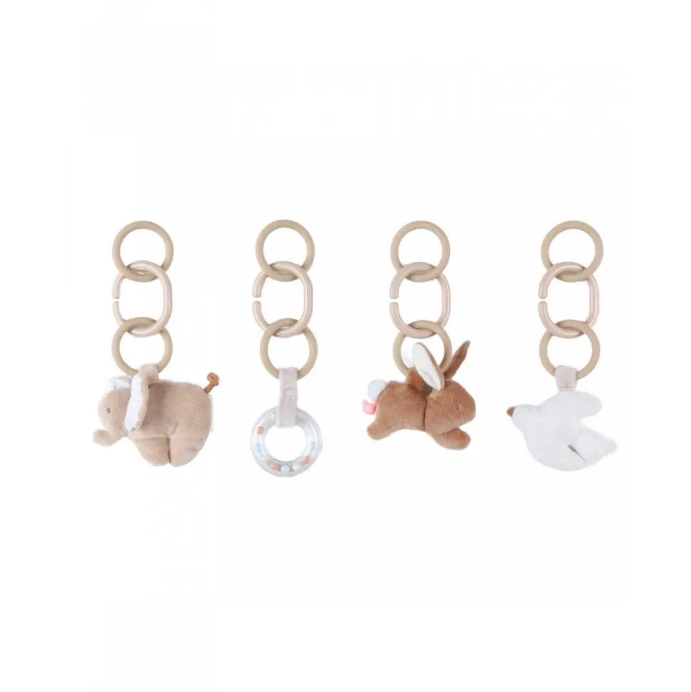 Arche d'éveil en bois + set de jouets d'activités bali, moka & snow