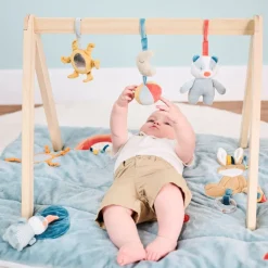 Arches en bois avec jouets à suspendre félix & léo