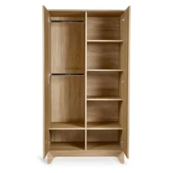 Armoire avec 2 portes battantes tsugi - honey ash