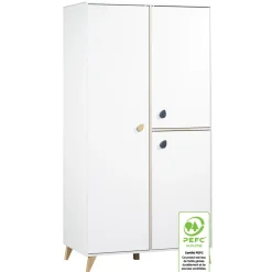 Armoire chambre bébé oslo boutons goutte