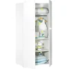 Armoire chambre bébé 2 portes boutons boule blanc