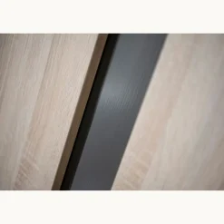 Armoire chambre bébé 2 portes nova gris volcan