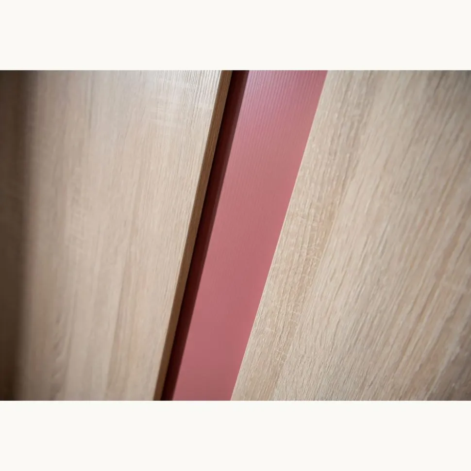Armoire chambre bébé 2 portes nova rose canyon