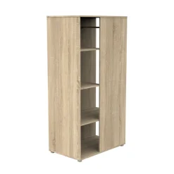 Armoire ouverte up chêne doré