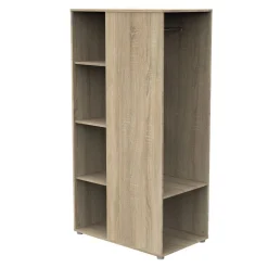 Armoire ouverte up chêne doré