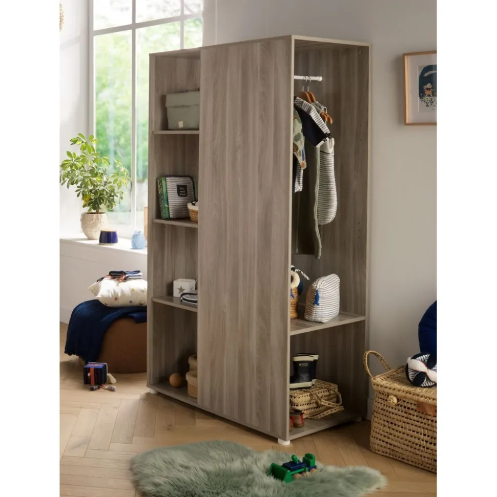 Armoire ouverte up chêne silex
